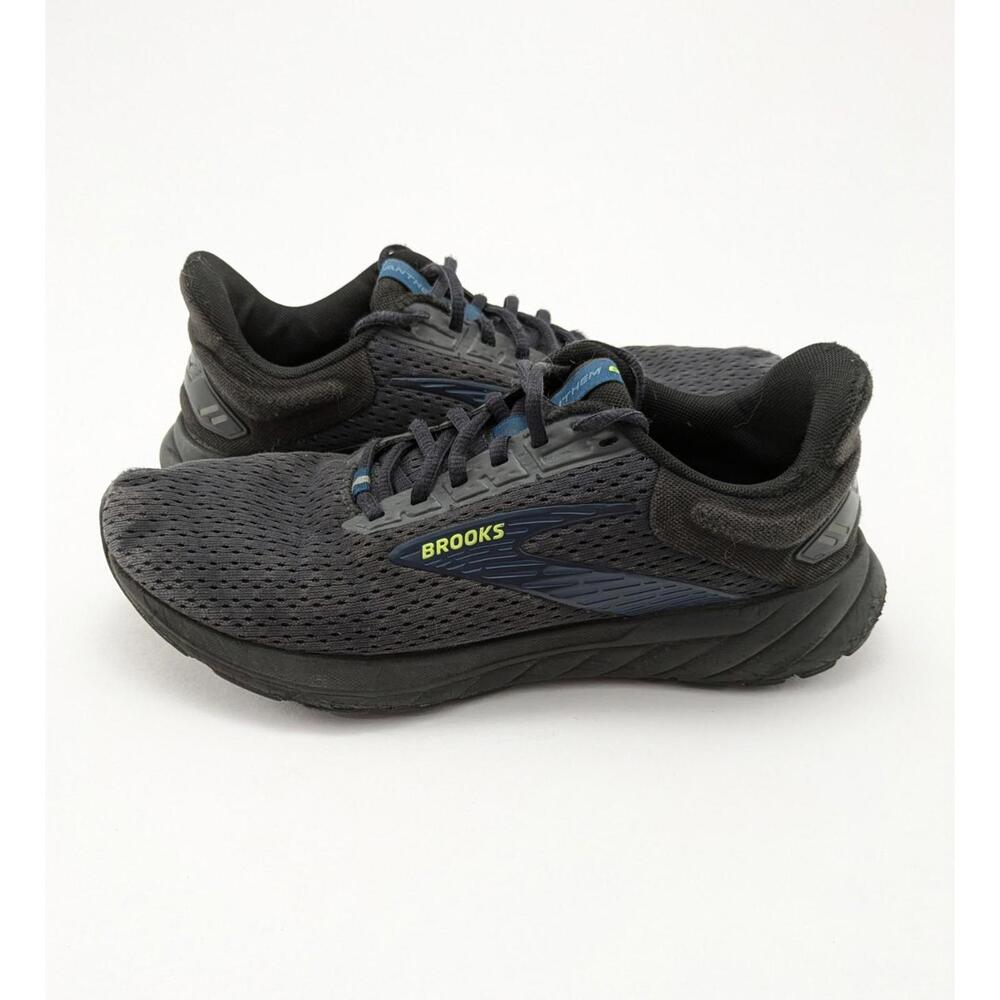 Mens Brooks Anthem 6 Ebony Black Comfort Running Shoes 1104141D006 Size 8